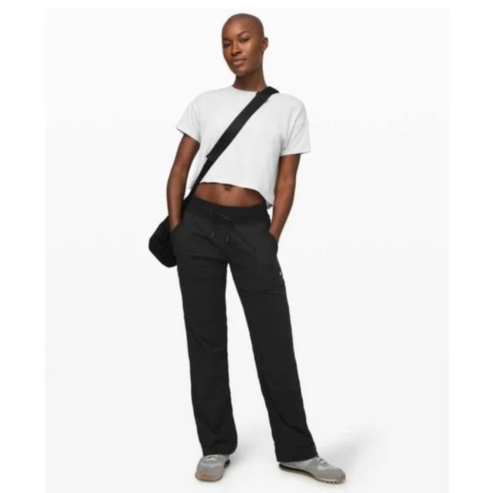 Lululemon Dance Studio Pant Mid-Rise Lined 36" / Size 4 Tall / Black